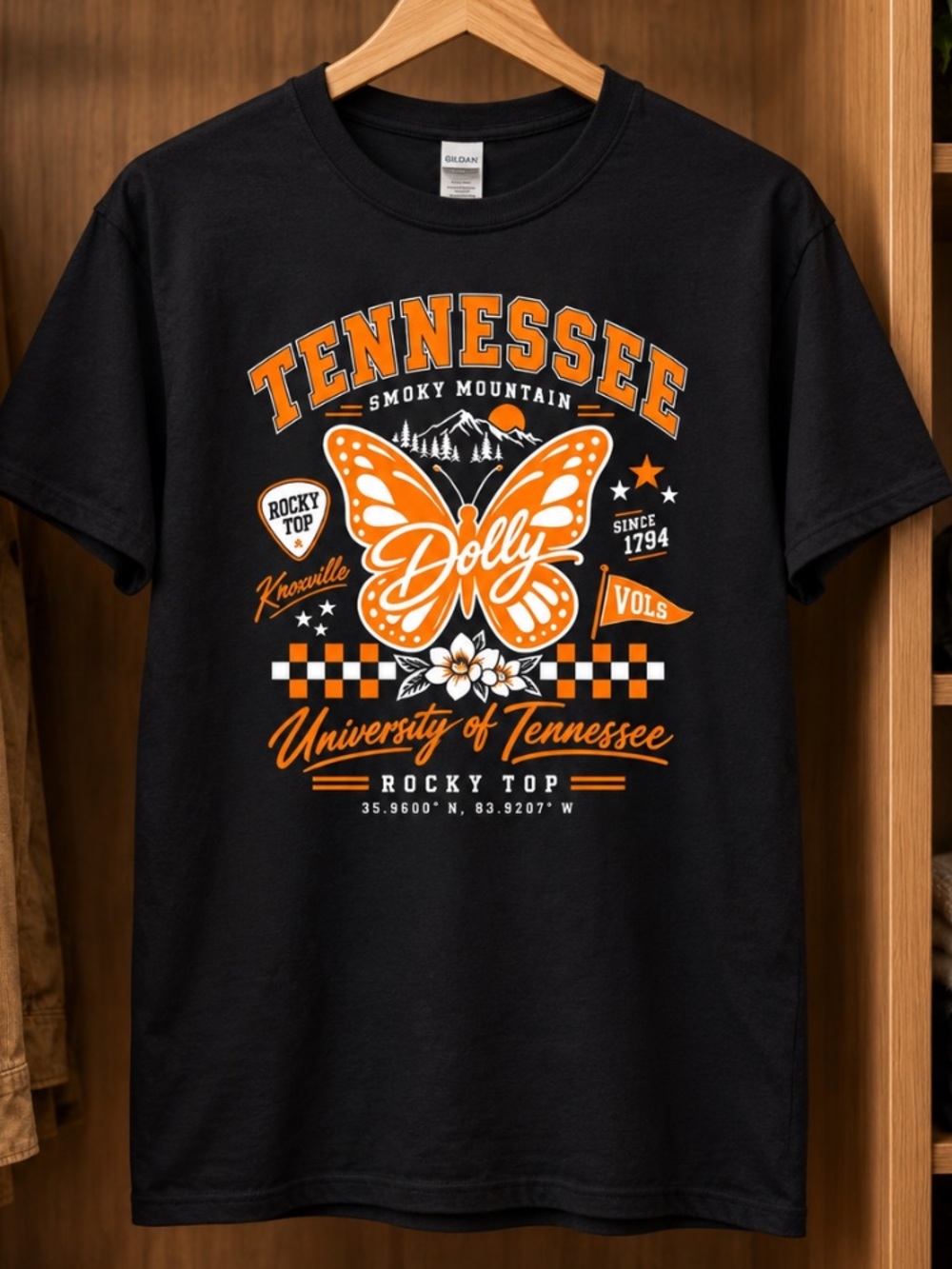 Tennessee University of Tennessee Graphic Tee - Black & Orange